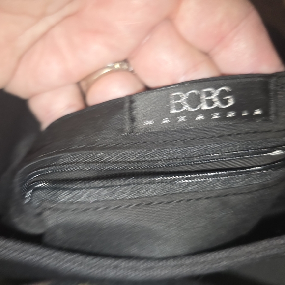 Unique Black Bamboo-Handle Embroidered Medium Tote Bag - Preloved Condition - Picture 7 of 9